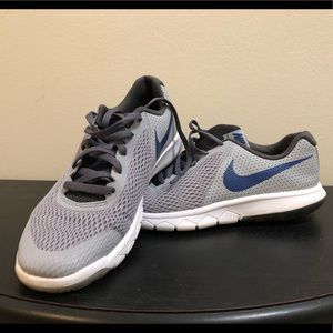 Nike grey and navy blue sneakers